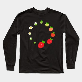 Strawberry Life Cycle Long Sleeve T-Shirt